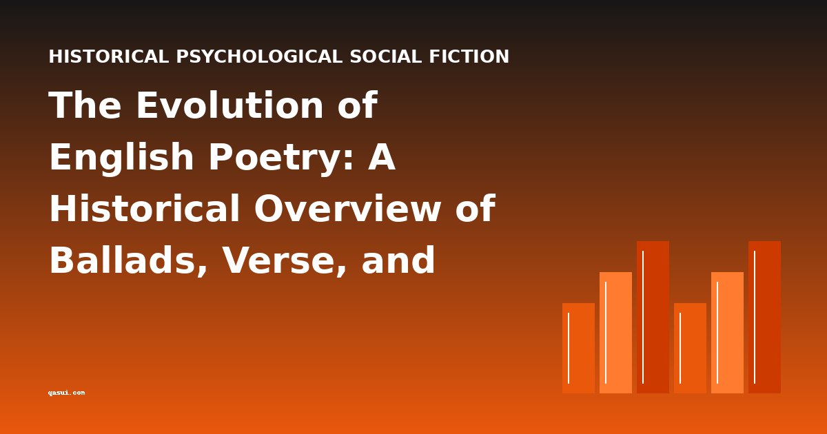 The Evolution of English Poetry: A Historical Overview of Ballads, Verse, and Social Commentary