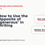 How to Use the Opposite of ‘generous’ in Writing